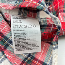 Load image into Gallery viewer, Boys H&amp;M, checked cotton short sleeve shirt, EUC, size 1,  