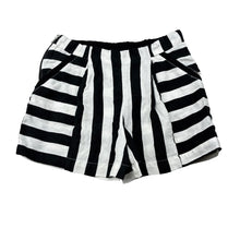 Load image into Gallery viewer, Girls Mr &amp; Miss Australia, striped lightweight shorts, adjustable, FUC, size 5,  