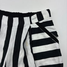 Load image into Gallery viewer, Girls Mr &amp; Miss Australia, striped lightweight shorts, adjustable, FUC, size 5,  