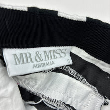 Load image into Gallery viewer, Girls Mr &amp; Miss Australia, striped lightweight shorts, adjustable, FUC, size 5,  