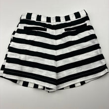 Load image into Gallery viewer, Girls Mr &amp; Miss Australia, striped lightweight shorts, adjustable, FUC, size 5,  