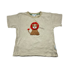 Load image into Gallery viewer, Boys purebaby, organic cotton tee / top, lion, FUC, size 1,  