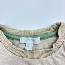 Load image into Gallery viewer, Boys purebaby, organic cotton tee / top, lion, FUC, size 1,  