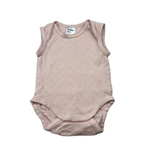 Load image into Gallery viewer, Girls Anko, pink pointelle cotton bodysuit / romper, FUC, size 000,  