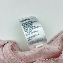 Load image into Gallery viewer, Girls Anko, pink pointelle cotton bodysuit / romper, FUC, size 000,  