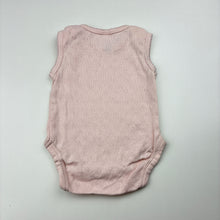 Load image into Gallery viewer, Girls Anko, pink pointelle cotton bodysuit / romper, FUC, size 000,  
