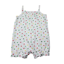 Load image into Gallery viewer, Girls H&amp;M, lightweight cotton summer romper, FUC, size 000,  