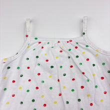 Load image into Gallery viewer, Girls H&amp;M, lightweight cotton summer romper, FUC, size 000,  
