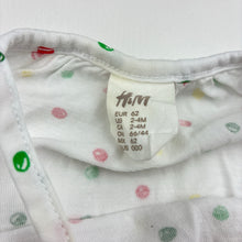 Load image into Gallery viewer, Girls H&amp;M, lightweight cotton summer romper, FUC, size 000,  