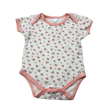Load image into Gallery viewer, Girls Kids Center, floral cotton bodysuit / romper, FUC, size 000,  