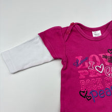 Load image into Gallery viewer, Girls Baby Biz, cotton bodysuit / romper, FUC, size 000,  