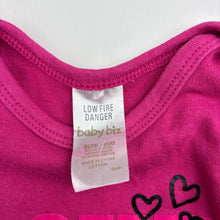 Load image into Gallery viewer, Girls Baby Biz, cotton bodysuit / romper, FUC, size 000,  