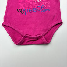 Load image into Gallery viewer, Girls Baby Biz, cotton bodysuit / romper, FUC, size 000,  