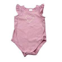 Load image into Gallery viewer, Girls Target, pink stretchy bodysuit / romper, GUC, size 000,  