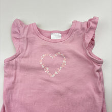 Load image into Gallery viewer, Girls Target, pink stretchy bodysuit / romper, GUC, size 000,  