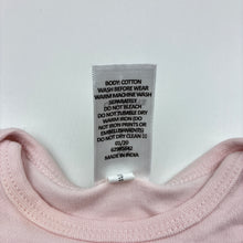 Load image into Gallery viewer, Girls Target, pink cotton bodysuit / romper, FUC, size 000,  