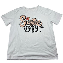 Load image into Gallery viewer, Girls white, t-shirt / top, Swiftie, GUC, size 11-12,  