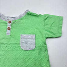 Load image into Gallery viewer, Boys Sprout, cotton henley tee / top, GUC, size 0,  