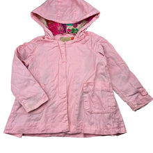 Load image into Gallery viewer, Girls Lily &amp; Dan, lined lightweight cotton jacket / coat, discolouration on cuffs, FUC, size 5,  