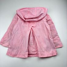 Load image into Gallery viewer, Girls Lily &amp; Dan, lined lightweight cotton jacket / coat, discolouration on cuffs, FUC, size 5,  