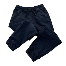 Load image into Gallery viewer, Boys Target, dark navy stretch cotton pants, elasticated, Inside leg: 45cm, GUC, size 5,  