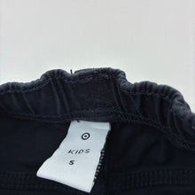 Load image into Gallery viewer, Boys Target, dark navy stretch cotton pants, elasticated, Inside leg: 45cm, GUC, size 5,  