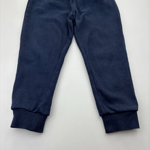 Load image into Gallery viewer, Unisex Target, navy fleece lined track pants, Inside leg: 37cm, GUC, size 3,  