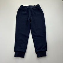 Load image into Gallery viewer, Unisex Target, navy fleece lined track pants, Inside leg: 37cm, GUC, size 3,  