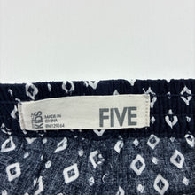 Load image into Gallery viewer, Girls Cotton On, navy viscose lightweight pants, elasticated, Inside leg: 38cm, GUC, size 5,  