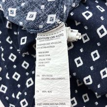 Load image into Gallery viewer, Girls Cotton On, navy viscose lightweight pants, elasticated, Inside leg: 38cm, GUC, size 5,  