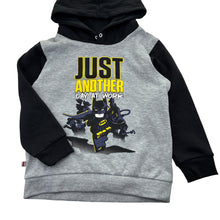 Load image into Gallery viewer, Boys DC Comics, Batman Lego fleece lined hoodie sweater, GUC, size 8,  