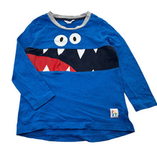 Load image into Gallery viewer, Boys Milkshake, cotton long sleeve tee / top, monster, no size, armpit to armpit: 30cm, shoulder to cuff: 33cm, FUC, size 3,  