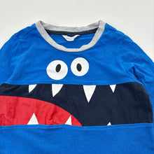 Load image into Gallery viewer, Boys Milkshake, cotton long sleeve tee / top, monster, no size, armpit to armpit: 30cm, shoulder to cuff: 33cm, FUC, size 3,  