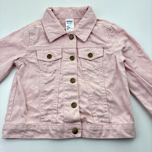 Load image into Gallery viewer, Girls Anko, pink denim jacket, poppers, EUC, size 4,  