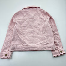 Load image into Gallery viewer, Girls Anko, pink denim jacket, poppers, EUC, size 4,  