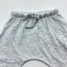Load image into Gallery viewer, Unisex Dymples, grey marle pants / bottoms, elasticated, GUC, size 000,  