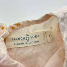 Load image into Gallery viewer, Girls FRENCH SODA, lightweight cotton summer top, pineapples, EUC, size 1,  
