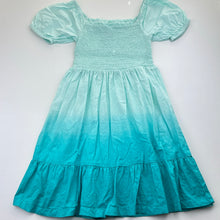 Load image into Gallery viewer, Girls Anko, shirred cotton short sleeve dress, GUC, size 10, L: 68cm