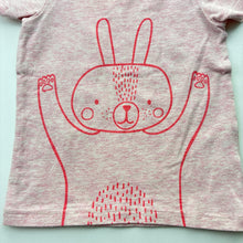 Load image into Gallery viewer, Girls Seed, pink marle stretchy tee / top, GUC, size 00,  