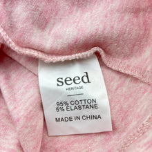 Load image into Gallery viewer, Girls Seed, pink marle stretchy tee / top, GUC, size 00,  