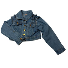 Load image into Gallery viewer, Girls Nanette Lepore, lightweight denim jacket, GUC, size 2,  
