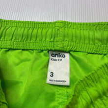 Load image into Gallery viewer, Boys Anko, lightweight board shorts, elasticated, EUC, size 3,  