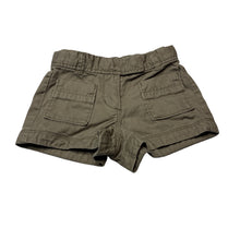 Load image into Gallery viewer, Girls Country Road, khaki cotton shorts, adjustable, GUC, size 3,  