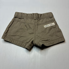 Load image into Gallery viewer, Girls Country Road, khaki cotton shorts, adjustable, GUC, size 3,  