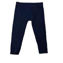 Load image into Gallery viewer, Girls Anko, navy textured stretchy leggings / bottoms, EUC, size 1,  