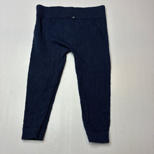 Load image into Gallery viewer, Girls Anko, navy textured stretchy leggings / bottoms, EUC, size 1,  