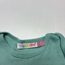 Load image into Gallery viewer, Unisex Higgledee, ribbed cotton bodysuit / romper, GUC, size 0,  
