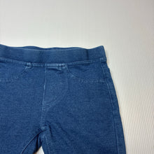 Load image into Gallery viewer, Girls Anko, stretchy denim leggings, elasticated, GUC, size 1,  