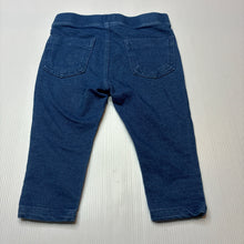 Load image into Gallery viewer, Girls Anko, stretchy denim leggings, elasticated, GUC, size 1,  