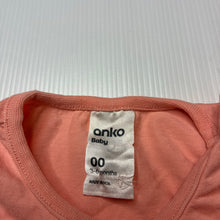 Load image into Gallery viewer, Girls Anko, pink cotton tee / top, FUC, size 00,  